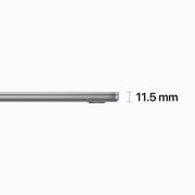 Apple MacBook Air 15-inch (2023) - Apple M2 Chip / 8GB RAM / 256GB SSD / 8-core CPU / 10-core GPU / macOS Ventura / English Keyboard / Space Grey / Middle East Version - [MQKP3ZS/A]