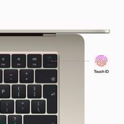 Apple MacBook Air 15-inch (2023) - Apple M2 Chip / 8GB RAM / 256GB SSD / 8-core CPU / 10-core GPU / macOS Ventura / English Keyboard / Starlight / Middle East Version - [MQKU3ZS/A]