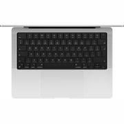 Apple MacBook Pro 14-inch (2024) – M4 with 10-core CPU / 16GB RAM / 512GB SSD / 10-core GPU / macOS Sequoia / English Keyboard / Silver / Middle East Version