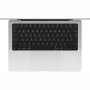 Apple MacBook Pro 14-inch (2024) – M4 Pro with 12-core CPU / 24GB RAM / 512GB SSD / 16-core GPU / macOS Sequoia / English Keyboard / Silver / Middle East Version