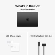 Apple MacBook Pro 14-inch (2024) – M4 Pro with 14-core CPU / 24GB RAM / 1TB SSD / 20-core GPU / macOS Sequoia / English Keyboard / Space Black / Middle East Version