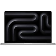 Apple MacBook Pro 16-inch (2023) - M3 Pro with 12-core CPU / 18GB RAM / 512GB SSD / 18-core GPU / macOS Sonoma / English & Arabic Keyboard / Silver / Middle East Version