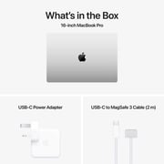 Apple MacBook Pro 16-inch (2024) – M4 Pro Max with 14-core CPU / 36GB RAM / 1TB SSD / 32-core GPU / macOS Sequoia / English & Arabic Keyboard / Silver / Middle East Version