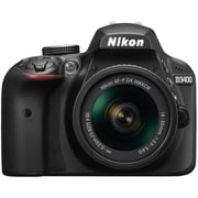 Nikon D3400 DSLR Camera Black With AF-P 18-55mm VR Lens + 55-200 VRII Lens