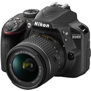 Nikon D3400 DSLR Camera Black With AF-P 18-55mm VR Lens + 55-200 VRII Lens