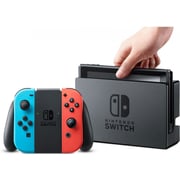 Nintendo Switch 32GB Neon Blue/Red Middle East Version + Stealth Starter Pack + Troll & I Game
