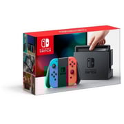 Nintendo Switch 32GB Neon Blue/Red Middle East Version + Stealth Starter Pack + Troll & I Game