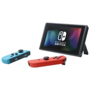 Nintendo Switch Neon Blue/Neon Red Console With Extended Battery + SuperMario Odyssey + 1 Game + Accessory