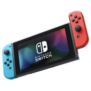 Nintendo Switch 32GB Neon Blue/Red Middle East Version + Extended Battery + SuperMario Odyssey + 1 Game + Accessory