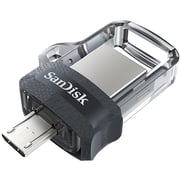 فلاش ميموري من سانديسك ألترا دوال درايف USB حجمه 128 جيجابايت SDDD3128GG46