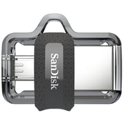 فلاش ميموري من سانديسك ألترا دوال درايف USB حجمه 128 جيجابايت SDDD3128GG46