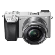 Sony Alpha A6300 APS-C Mirrorless 4K Camera Silver - ILCE6300LS + 16-50mm Lens