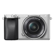 Sony Alpha A6300 APS-C Mirrorless 4K Camera Silver - ILCE6300LS + 16-50mm Lens