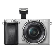 Sony Alpha A6300 APS-C Mirrorless 4K Camera Silver - ILCE6300LS + 16-50mm Lens