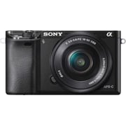 Sony ILCE6000YS A6000 Digital Mirrorless Camera Silver + 16-50mm + 55-210mm Lens