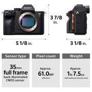 Sony Alpha a7R IV Full Frame Mirrorless Camera Body Black - ILCE7RM4