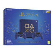 Sony PlayStation 4 Slim Console 500GB Days of Play Limited Edition Blue - Middle East Version + DualShock 4 Controller Blue