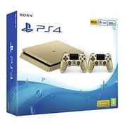 Sony PlayStation 4 Slim Gaming Console 500GB Gold + 1x Extra Controller