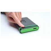 Transcend TS1TSJ25M3S Storejet USB 3.1 External Hard Drive 1TB Grey/Green