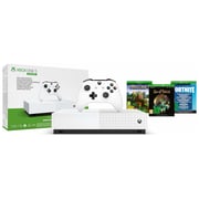 Microsoft Xbox One S All Digital Edition Gaming Console 1TB + Minecraft + Sea of Thieves + Forza Horizon3 Games DLC