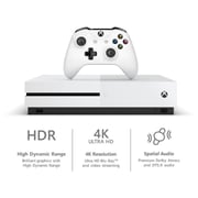 Microsoft Xbox One S 1TB Gaming Console White + 3 Months Game Pass + 3 Months Xbox Live