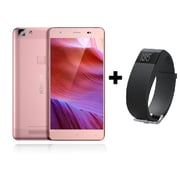 Xtouch A3 4G Dual Sim Smartphone 16GB Rose Gold + Vfit Pulse Fitness Smart Band