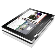 Lenovo Yoga 300-11IBR Laptop - Celeron 1.6GHz 2GB 32GB Shared Win10 11.6inch HD White English/Arabic Keyboard