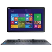 ILife Zed Book Convertible Touch 3G Laptop - Atom 1.8GHz 2GB 32GB Shared Win10 10.1inch HD Grey English/Arabic Keyboard