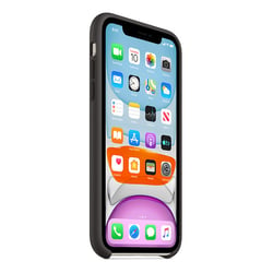 Apple Silicone Case Black iPhone 11