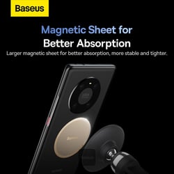 Baseus C01 360 Degree Rotation Cellphone Stand Magnetic Phone Holder Black