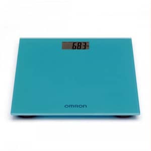 Omron Glass Digital Scale Blue HN289