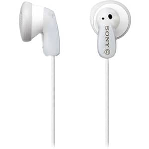 Sony E9 Wired Lightweight In-Ear Headphones, White - MDRE9LPWHT