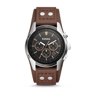 Fossil CH2891 Coachman Chronograph Brown Leather Watch