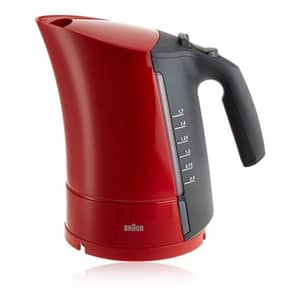 Braun WK300 Multiquick 3 kettle - Red, 1.7 Liter
