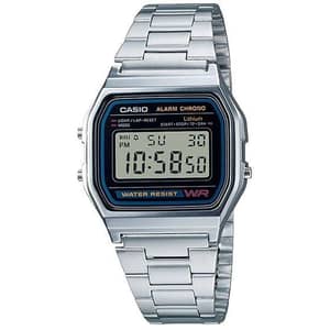 Casio Silver Stainless Steel Women Watch A158WA-1DF