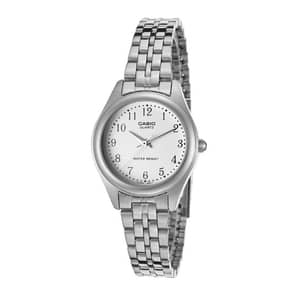 Casio Silver Stainless Steel Women Watch LTP-1129A-7BRDF