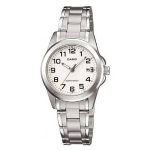 Casio Silver Stainless Steel Women Watch LTP-1215A-7B2DF