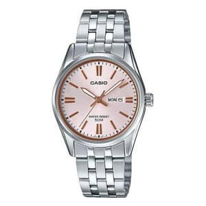 Casio Silver Stainless Steel Women Watch LTP-1335D-4AVDF