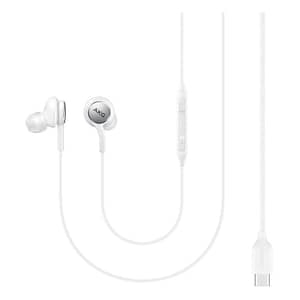 Samsung Wired Type-C Headphones, White - EO-IC100BWEGAE