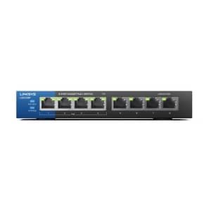Linksys LGS108P Unmanaged Switches POE 8-Ports