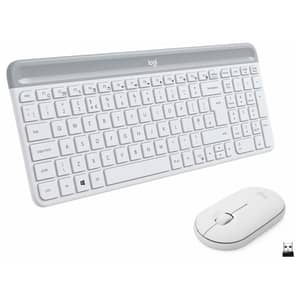 Logitech MK470 Wireless Keyboard and Mouse Combo Off-White English
