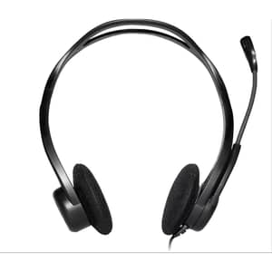 Logitech 981-000100 H960 Wired On Ear USB Heafdset Black