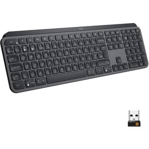 Logitech MX Keys Advanced Illuminated Wireless Keyboard 430.2mm Black