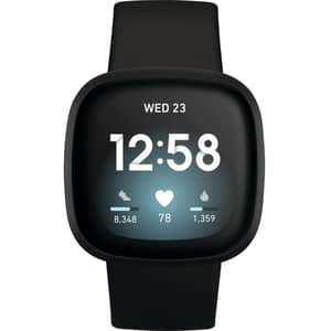 Fitbit FB511BKBK Versa 3 Fitness Smartwatch Black