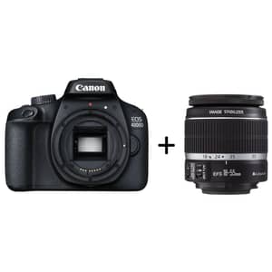 Canon EOS 4000D DSLR Camera Body Black With EF-S 18-55mm III Lens Kit