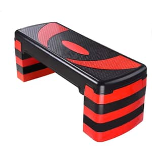 Max Strength Aerobic Exercise Stepper with 5 Adjustable Step Levels Great for Home Gym