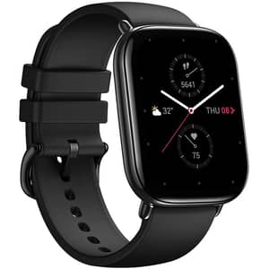 Amazfit Zepp Square 42mm AMOLED Display, GPS & Heart Rate Monitor, Smartwatch, Onyx Black