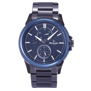 TORNADO Men's Chronograph Navy Blue Dial Watch - T6107-XBXL