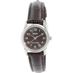 CASIO Women's Analog Black Dial Watch - LTP-V001L-1B