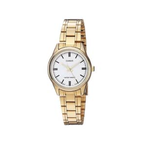 CASIO Women's Analog White Dial Watch - LTP-V005G-7A